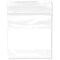 Plymor 1.5" x 1.5", 2 Mil with White-Block Zipper Reclosable Plastic Bags